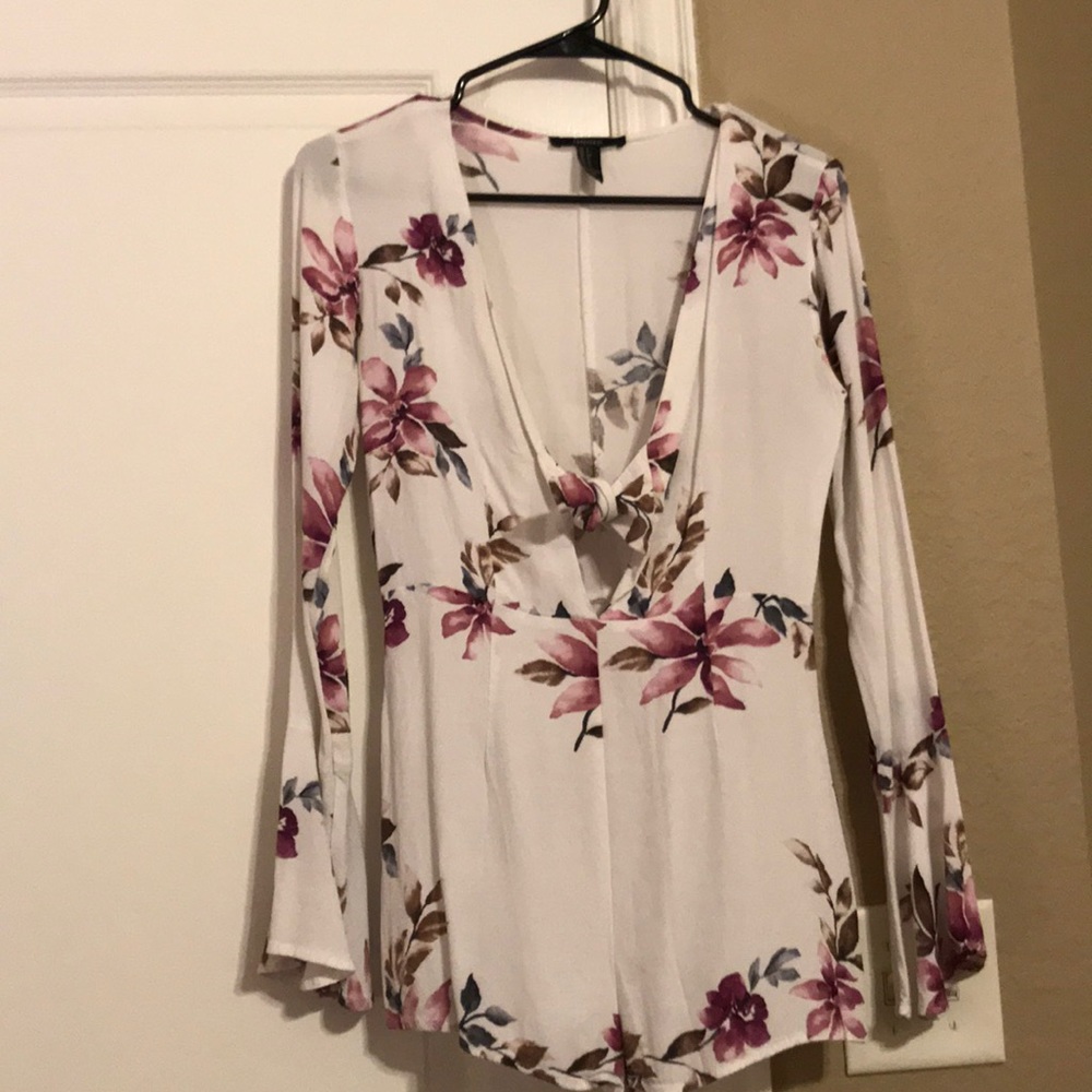 Floral formal romper